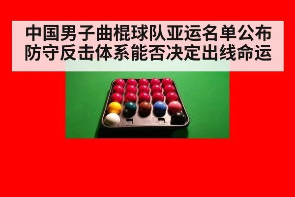 中国男子曲棍球队亚运名单公布 防守反击体系能否决定出线命运